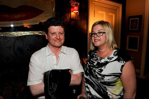 Alan Maher of the Irish FIlm Board with Screen International's Wendy Mitchell